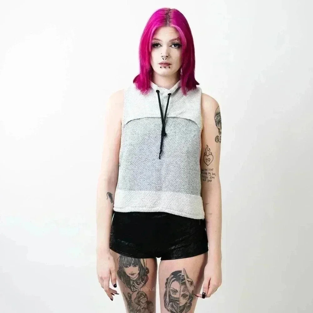 Te Verde Cowl Neck Athletic Workout Vest - S